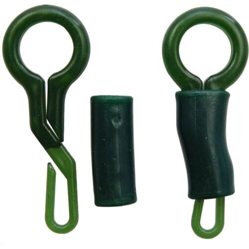 Hyaena 20pcs Carp Rigs Connector Back Lead Clips With Tube Silicone Sleeve Lock Lead Weights Catfish Accessories Tackle