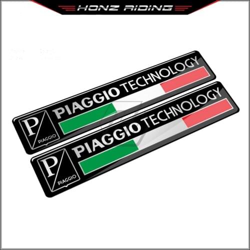 For Piaggio Technology for Vespa Fly Scooter Decals 3D Resin Motorcycle Sticker