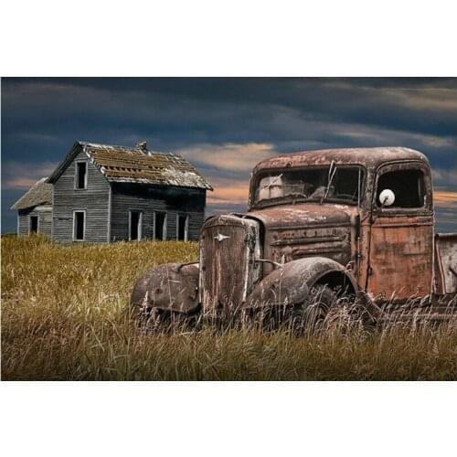 5D diamond embroidery Old farm car full diamond painting cross stitch crystal square diamond art decorative diy mosaic puzzle