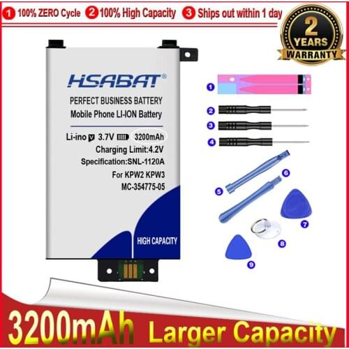HSABAT 0 Cycle 2800mAh Battery 58-000049 MC-354775-05 For Amazon Kindle PaperWhite 2/3 KPW3 KPW2 Tab Tablet Ebook Accumulator