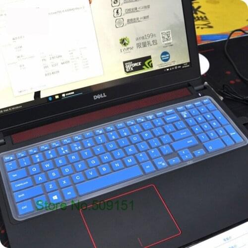 15.6 inch laptop keyboard cover skin for Dell inspiron Vostro 15CR 3000 5559 7559 Ins 15P 15 7000 7568 15-7560 7559 2528 5559