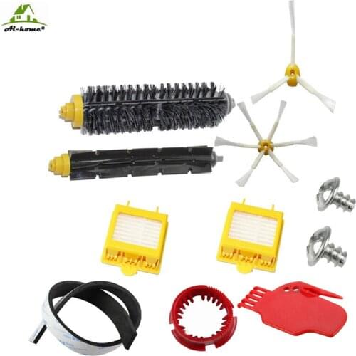 For iRobot Roomba 700 Series 770 780 790 New Bristle & Flexible Beater Brush Hepa Filter Side Brush Bumper Guard Strip Tool kits
