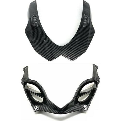 For Suzuki GSXR 1000 2009-2016 K9 Carbon Fiber Color Upper Front Fairing Cowl Nose
