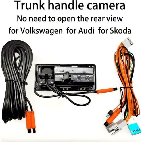 HD 170 Degree Fisheye Lens Car Rear View Reverse Backup Trunk Handle Camera For VW Passat Golf Polo Jetta Audi A4 A6