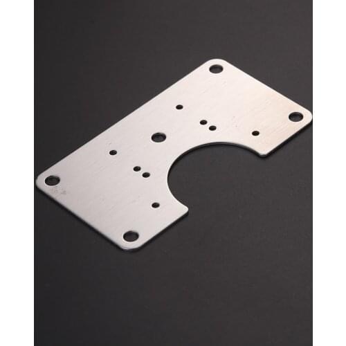 Hinge Fixing Plate Cabinet Side Panel Damage Repair Stainless Steel Hardware Mending Joining Plates Brackets Shelves