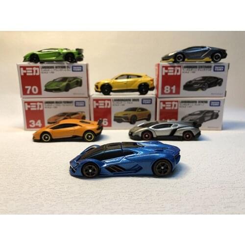 Takara Tomy Tomica Lamborghini Aventador Huracán SV Veneno Urus Alloy Diorama Car Model Collection Miniature Carros Toys 1:64
