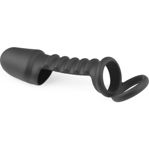Male Penis Sleeve Ring Delay Ejaculation Cbt BDSM Silicone Cock Ring Lock Semen Bondage Sex Toys For Men Dick Erotic Tools