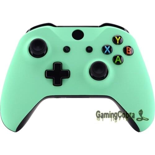 Mint Green Soft Touch Top Housing Shell Faceplate Replacement Kit for Xbox One S Xbox One X Game Controller (1708) #SXOFX19