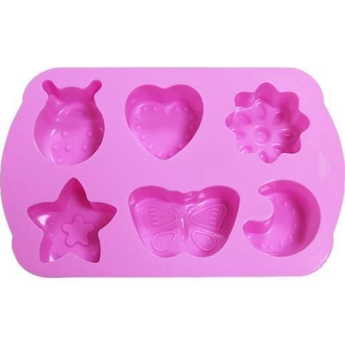 New 3D Geometric Cake Mold Star Shaped Silicone Cake Mold With Mini Hammer Silicone Mousse/Chocolate Cakes Mould For Birthday
