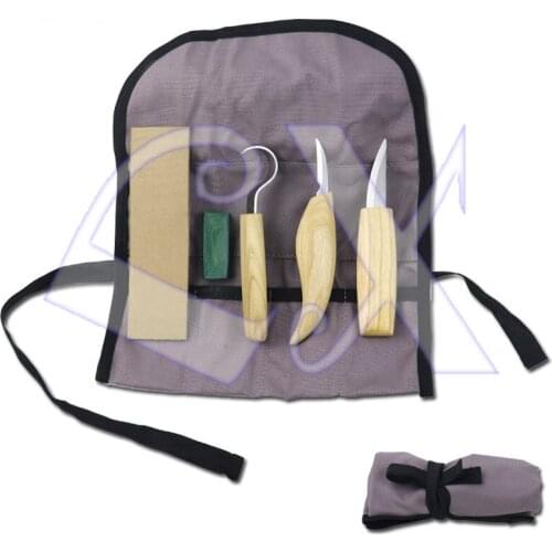 5pcs woodworking carving knife stainless steel wood cutting knife digging spoon knife manual carving knife utility knife tool