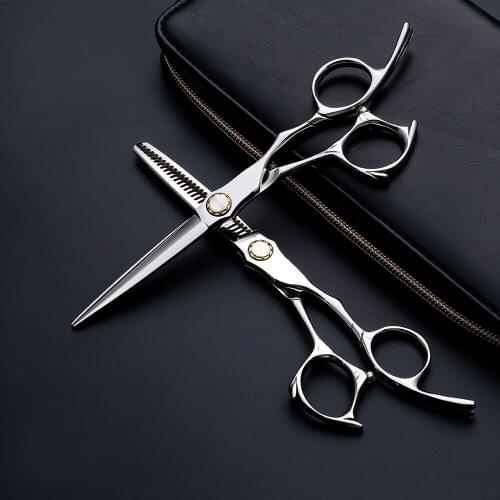 Bearing screw Hairdressing Scissors Hair Cutting Scissors hot sale hair style tools Barber Shears High Quality Salon 6inch