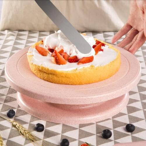 Cake Turntable Rotating Anti-Skid Round Cake Stand Cake Decorating Rotary Tools Table Kitchen DIY Pan Baking Tools