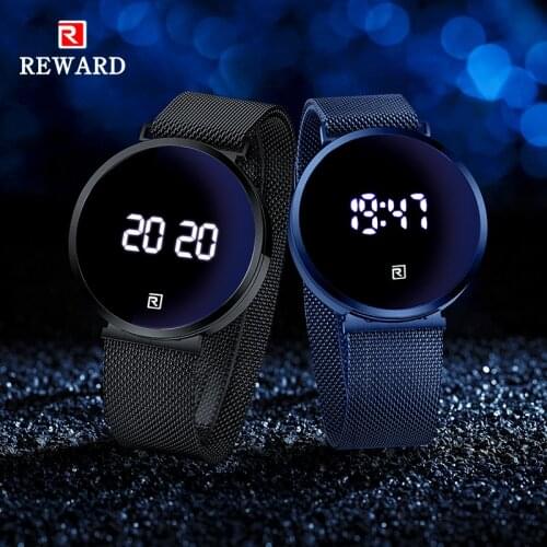 Reward Men Business Digital Watch Women Fashion Wrist Watches Luxury Touch Screen Wristwatch