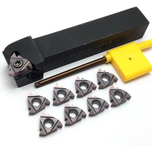 SER2020K16 SER1616H16 SER2525M16 SER1212H16 external thread turning tool CNC tool holder MMT 16ER carbide insert