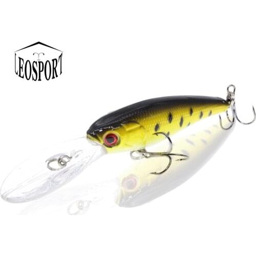 Fishing Lures Wobblers Minnow Hard-Bait Bass-Trolling 3d-Eyes Artificial for Pesca
