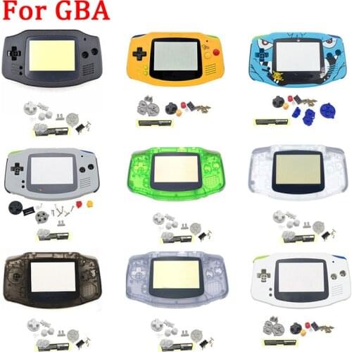 New Housing Shell Case Replacement for GBA Original Size Shell Case Cover with Buttons Replacement for Gameboy Advance