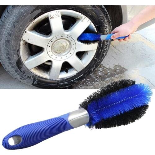 Car Vehicle Motorcycle Wheel Hub Tire Rim Scrub Brush Washing Dust Cleaner Cleaning Tool For Auto Audi BMW Nissan VW Truck