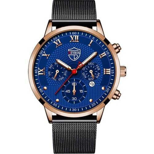 Vinkkatory Mens Stainless Steel Watch