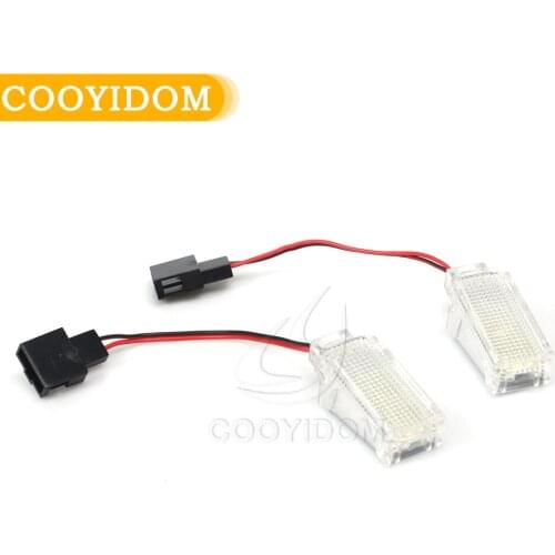 LED Interior Lamp Door Courtesy Trunk Boot Footwell Glove Box Light For Audi A2/3/4/5/6/8 For Audi Q5/Q7 For Audi TT For Audi R8