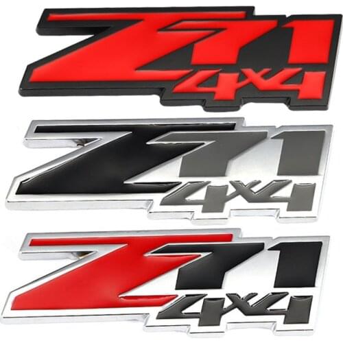 Z71 4x4 Car Sticker Emblem Badge Front Hood Grill Decal for Chevrolet Silverado Chevy Colorado Suburban Xtreme GMC OFF ROAD 4X4