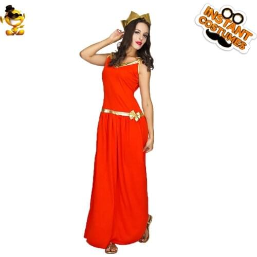 Halloween Adult Cosplay Greek Goddess Dress Costume Cosplay Women Medieval Princess for Ladies Party Costume