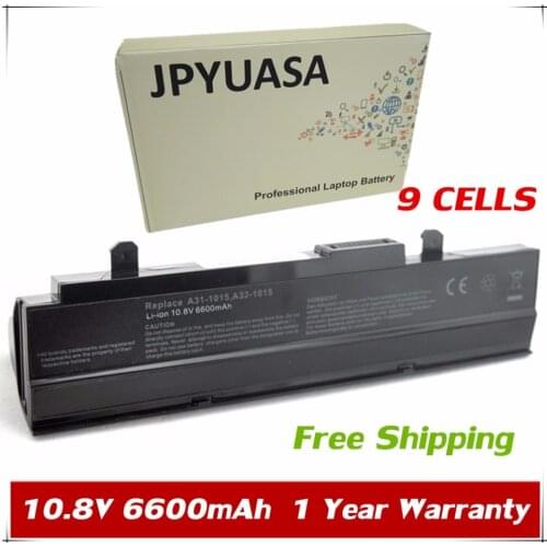 7XINbox 10.8V 6600mAh Laptop Battery A31-1015 A32-1015 A32-1015 AL32-1015 For Asus Eee PC 1015 1016 1215 1011 R051 PL32-1015
