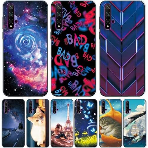 For Huawei Nova 5T Case Shockproof Back Cover For Huawei Honor 20 Silicone Soft TPU Case For Huawei Nova 5T Fashion Phone Bumper