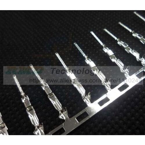 For dupont reed tinniness copper 2.54mm for dupont indeneter 's terminal male 100pcs/lot free shipping
