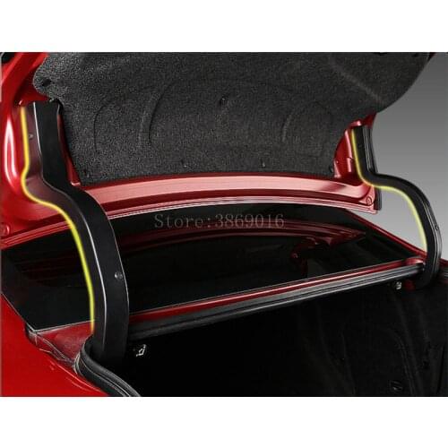For MAZDA 3 MK3 2014 2015 2016 2017 Plastic Rear Trunk Hinged Protective Cover Trim