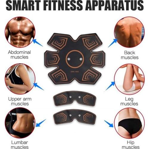 EMS ABS Electric Fitness Massager Slimming Electrostimulator Abdominal Exercise Machine Office Gym Home Fitness Equipment