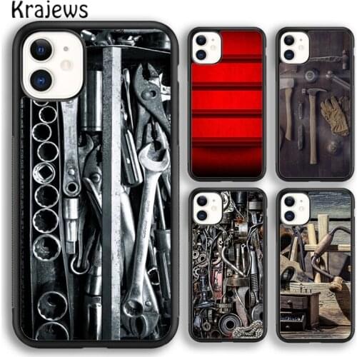 Krajews TOOLBOX TOOLKIT TOOLS Soft Phone Case Cover For iPhone 5 SE 6s 7 8 plus X XR XS 11 12 pro max Samsung Galaxy S8 S9 S10
