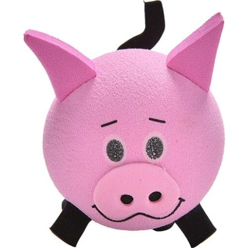 Kawaii Pig Eva Decorative Car Antenna Topper Balls Pink Fashion Women Car Inner accssories