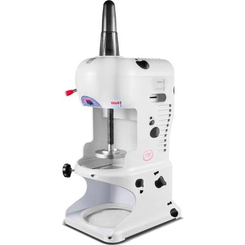 Commercial Shaving Ice Machine Stainless Steel Bladed Snow Cone Slush Smoothie Maker Electric Ice Crusher Machine