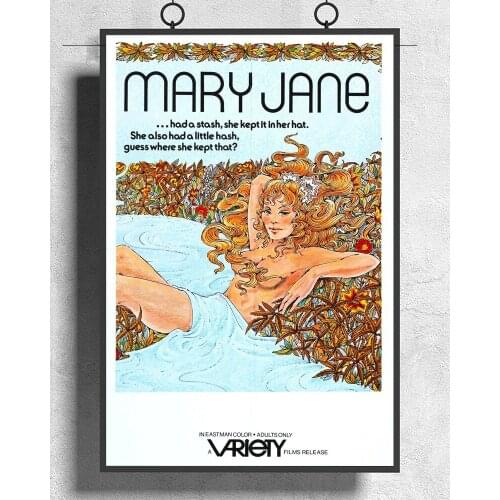 L004 MARY JANE Movie RARE Drugs 420 Weed Silk Fabric Poster Art Decor Indoor Painting Gift