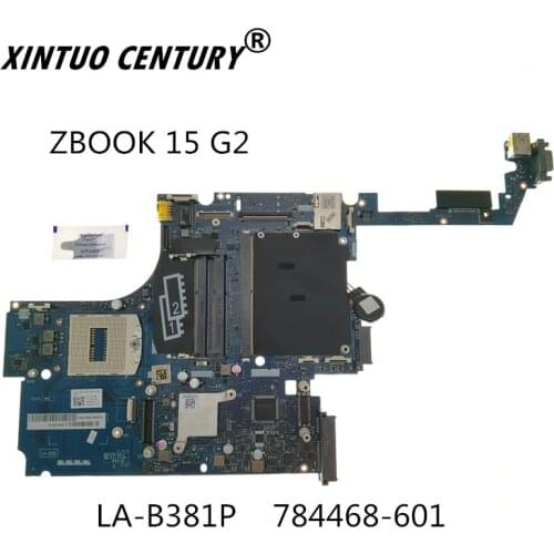 784213-601 motherboard for HP Zbook 17 G2 Notebook PC System board / main board ZBK17 LA-B391P Rev 1.0 784213-501 784213-001