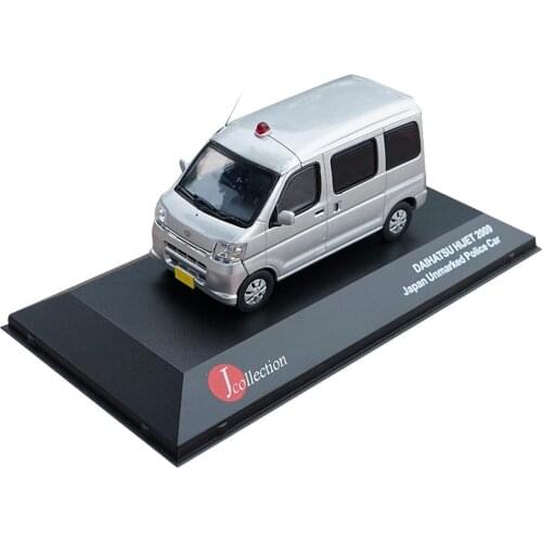 J-collection 1/43 DAIHATSU HIJET 2009 Japan Unmarted Police Car Diecast car Model