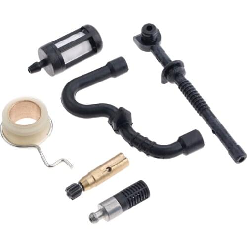 Oil Pump Worm Gear Fuel Oil Hose Filter Service Kit Garden Tools For STIHL MS180 MS170 180 018 017 Chainsaw Spare Parts