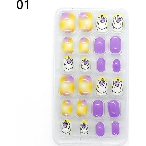 Be Well Received Unicorn Mirage Childrens False Nails Many Styles I'm Sure You Like It Gift Nail Art Sticker