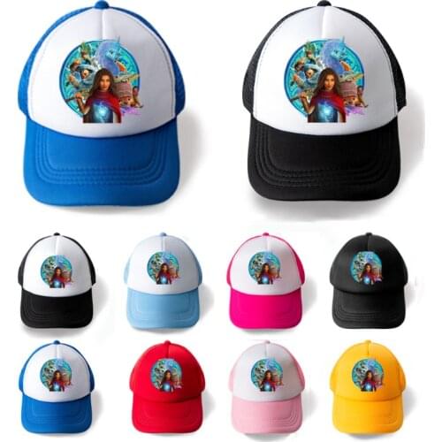 New Style Baby Summer Sun Hat Casual Cartoon Raya and The Last Dragon Baseball Cap Toddlers Student Boy Girl Adjustable Hats