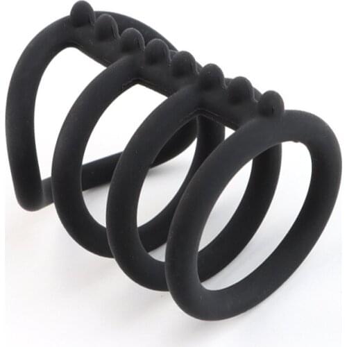 Silicone Keel Rings Time Delay Cock Rings Penis Rings Sleeves Sex Toy For Men Delayed Ejaculation Sex Products Male circumcision