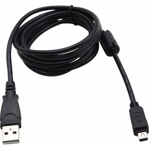 USB Data Sync Cable Cord for Olympus Camera U720 U760 VG-190 VR-370 X-940 X-960 XZ1 XZ-1 XZ-10 XZ-2 Z-10