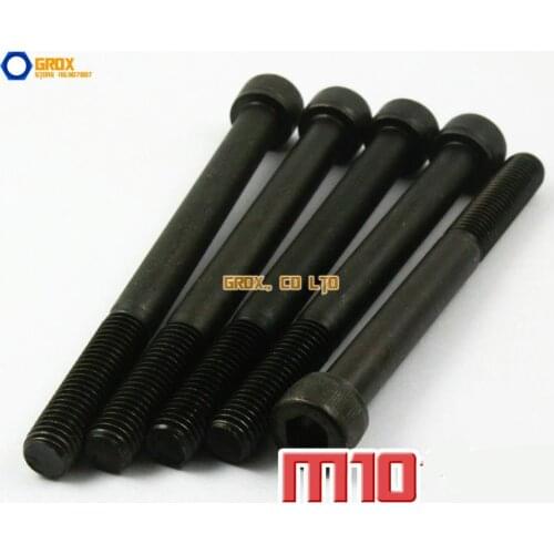 M10 x 70mm ~120mm 12.9 Grade Alloy Steel Allen Bolt Hex Socket Cap Screw