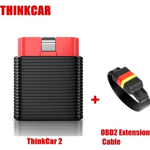 X431 iDiag OBD2 Extension Cable Plus Thinkcar 2 ThinkDriver Full System OBD2 Scanner for iOS Android