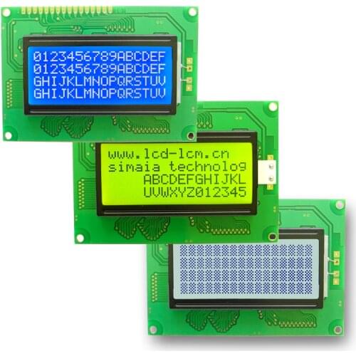 5V Blue Yellow 16 PINS 16*4 16x4 Dot Matrix Panel Screen Module Character LCD Display 1604 With LED White/Yellow Backlight