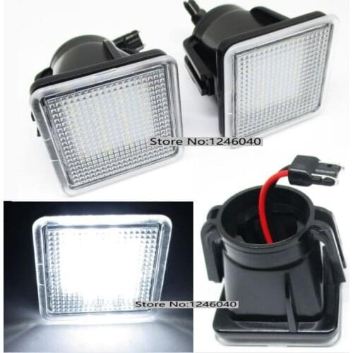 2Pcs Led License Number Plate Light Fit For TOYOTA Tacoma 2016-2019Tundra 2014-2019 Xenon White