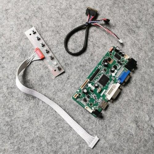 40-Pin LVDS M.NT68676 VGA+DVI 1366*768 drive board card WLED DIY kit Fit LTN140AT01/LTN140AT02/LTN140AT07/LTN140AT08 screen
