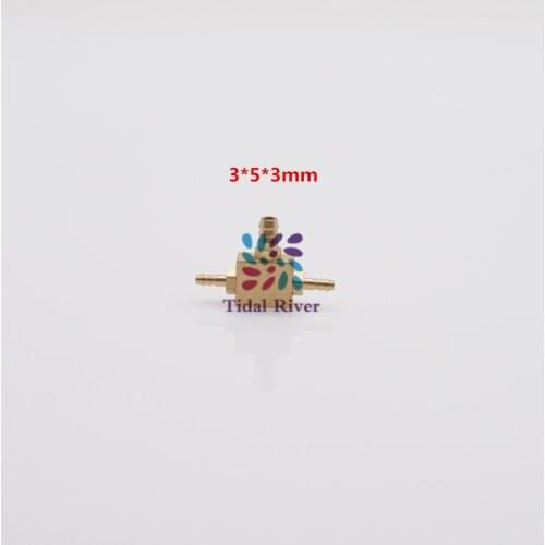 5/Pcs Dental Valve Copper Tee Dental Chair Equipment Unit Accessories Parts 5*3*3MM