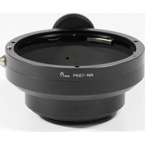 Pixco Tripod Lens Adapter Suit for Pentax 67 Mount Lens to Nikon Camera Adapter D3500 D850 D7500 Camera