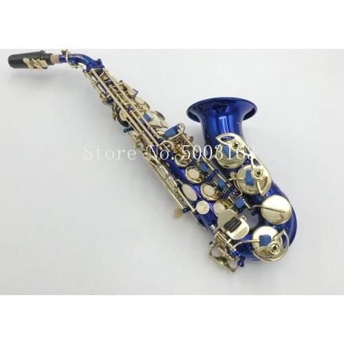 BULUKE Soprano Saxophone Curved Soprano Saxophone small Saxophone curved adult children wind musical instruments