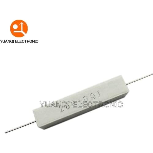 1pc 20W 5% Cement Resistor Power Resistance 0.1 ~ 10K 0.1R 0.5R 10R 50R 0.22 0.33 0.5 1 2 5 8 10 20 22 30 50 100 1K 1.5K 2K ohm